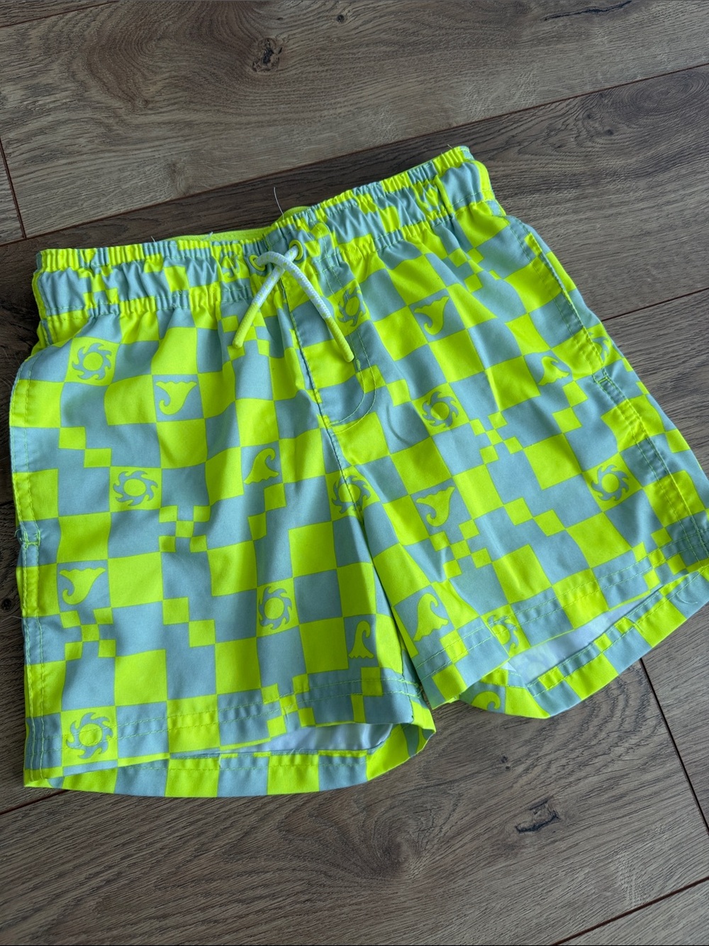 Cat & Jack Neon Swim Trunks